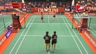 Cynthia Shara Ayunidha  Felicia Parmenas PB DJARUM VS Kam Wei Li  Yong Ping Ping MIRI SERAWAK [upl. by Duyne978]