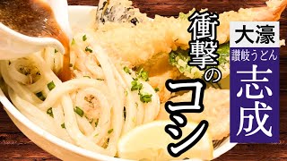 【超コシ】 讃岐うどん志成 ～福岡のうどんで珍しい讃岐の本格的な コシ ！Sanuki Udon Shinari Sanukis authentic koshi [upl. by Carmelita]