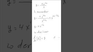 La derivada del día  cálculodiferencial calculodiferencial cálculo ejercicios derivadas [upl. by Nawak]