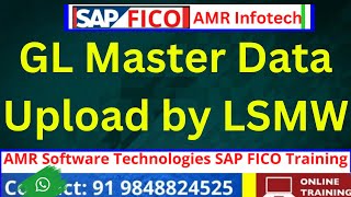 LSMW  GL Master Data Upload by LSMW LSMW Process For GL Upload  SAP FICO TRAINING IN TELUGU [upl. by Berns119]