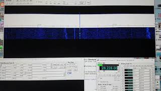 Ic 7300 spectrum scope from dxlabs commander de vk3meg [upl. by Einegue97]