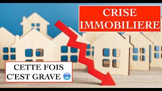 🚨 CRISE IMMOBILIERE ✋ CETTE FOIS CEST GRAVE ET INEDIT 😱 Pourquoi cest une très bonne nouvelle 🔥 [upl. by Dnartreb243]