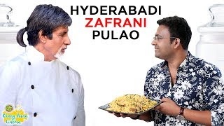 Mutton Pulao Recipe  How To Make Hyderabadi Zafrani Mutton Pulao  Khana Peena Aur Cinema  Varun [upl. by Kliment]