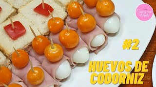 HUEVOS DE CODORNIZ🥚 Pasabocas Fáciles y económicos 2️⃣  Como cocinar y pelar huevos de codorniz [upl. by Mafala]