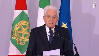 Il discorso di Mattarella per il 25 aprile «Senza memoria non cè futuro» [upl. by Joktan94]