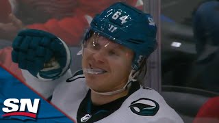 Mikael Granlund Caps Off Sharks Comeback With OT Goal vs Red Wings [upl. by Huppert]