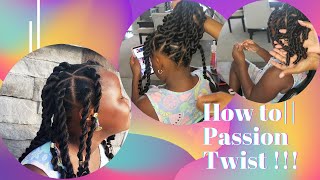 Passion Twist Using Braiding Hair [upl. by Efal438]