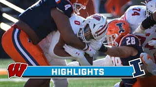 Wisconsin at Illinois  Highlights  Big Ten Football  Oct 21 2023 [upl. by Johns]