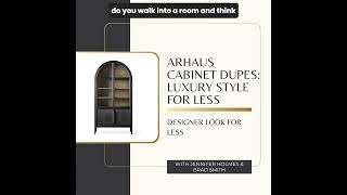 Arhaus Cabinet Dupes  Luxury Style for Less [upl. by Colligan216]