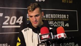 PostFight Scrum with Mirsad Bektic after UFC 204 [upl. by Yecnay746]