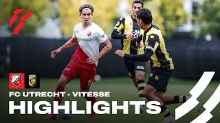 FC Utrecht in DOELPUNTRIJK oefenduel langs Vitesse ⚡️  HIGHLIGHTS [upl. by Tallou]