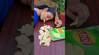 LAYS EATING HACK😋😱TomampJerry 🤣DiyaIshwarya shorts viralvideo [upl. by Halet]