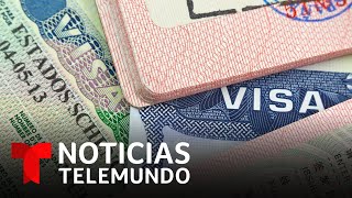 ¿Cuáles son los requisitos para obtener una visa de trabajo en Estados Unidos  Noticias Telemundo [upl. by Tterab]