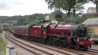 Red Jubilee to Scarborough on rail tour specialwhitby GALATEA [upl. by Geraint]