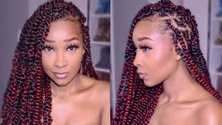 How to EASY Passion Twists  No Rubber Band [upl. by Neih]