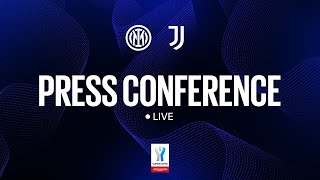 INTER vs JUVENTUS  LIVE  INZAGHI  HANDANOVIC PREMATCH PRESS CONFERENCE  🎙️⚫🔵 SUB ENG [upl. by Aerdnac]