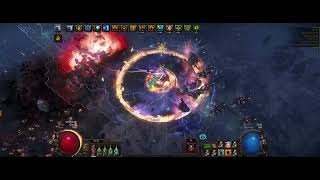 PoE 325 Settlers  Righteous Fire Chieftain OneButton Build with Svalinn  Random Map Showcase [upl. by Aicnatsnoc]