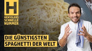 Schnelles Die günstigsten Spaghetti der Welt Rezept von Steffen Henssler  Günstige Rezepte [upl. by Linehan]