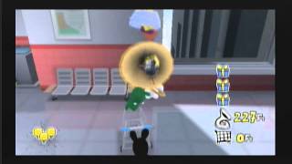 Rabbids Go Home Wii Walkthrough Part 4 quotInfectious Bluesquot [upl. by Judi415]