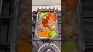 Making bibimbap koreanfood 비빔밥 dietfood [upl. by Soisanahta]