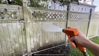 How to Wash Vinyl Fence [upl. by Denae]