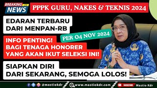 Edaran Terbaru Dari MenpanRB Info Penting Bagi Tenaga Honorer Yang Mau Ikut Seleksi Ini [upl. by Sine556]