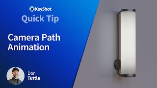 KeyShot Quick Tip  Camera Path Animation [upl. by Suitangi580]