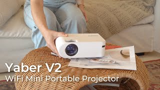 Yaber V2 WiFi Mini Portable Projector [upl. by Maleeny]