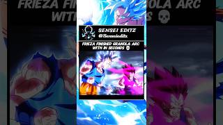 Frieza finished granola arc with in a seconds ☠️ anime dragonball goku vegeta frieza short [upl. by Jezabelle]