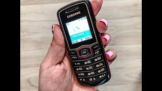 Samsung E1081T Incoming call  Phone review [upl. by Bartosch]