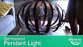 How to Make a Bentwood Pendant Light [upl. by Yoj904]