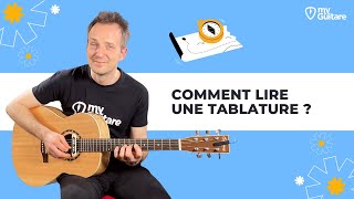 COMMENT LIRE UNE TABLATURE GUITARE   Cours de guitare débutant [upl. by Sibie]