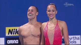 USA wins first Mixed Synchro Swim Champs  Universal Sports [upl. by Eelessej]