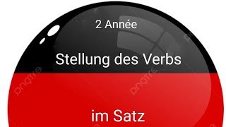 Stellung des Verbs im Satz موقع الفعل في الجملة [upl. by Lian]