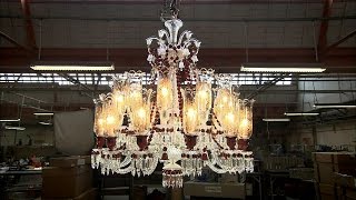 Crystal Chandeliers  How Its Made [upl. by Anchie]