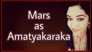 Mars as Amatyakaraka in Astrology [upl. by Bein]