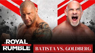 WWE 2K23  GOLDBERG VS BATISTA  GAMEPLAY PS4 [upl. by Cram]