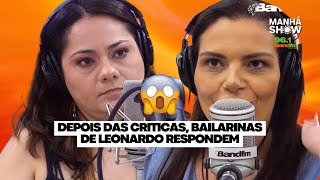 Depois das criticas bailarinas de Leonardo respondem após dançarem “sem calcinha”  Manhã Show [upl. by Ahcropal]