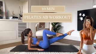 10MIN everyday pilates ab workout  small waist  flat stomach  no repeats [upl. by Yenroc185]