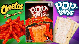 Flamin Hot PopTarts Taste Test  SNACK SMASH [upl. by Htiek]