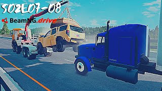 Beamng Drive Movie Deep Impact Sound Effects Parts 1718  S02E0708 [upl. by Luapnoj146]