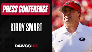 Kirby Smart shares how he handled run in with Mississippi State QB talks challenges of Texas [upl. by Adnolehs]