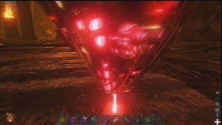 East Lava Cave the Center Whatchouwant in Ark Survival Evolved [upl. by Nonek]