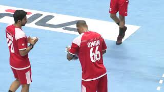 180120 18th Asian Mens Handball Championship 2018 Bahrain vs Oman [upl. by Nylasej]