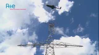 Pylon Construction Using Helicopters  RTE [upl. by Ezequiel318]