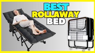 Top 5 Best Rollaway Folding Bed With Mattress 2023 Space Saving Fold Up Bed [upl. by Wieren780]