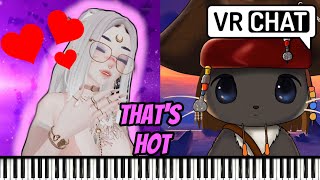 How to get ALL THE LADIES in VRCHat  Piano Duuuude [upl. by Llerrehc]