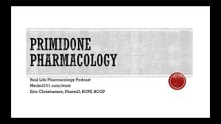 Primidone Mysoline Pharmacology [upl. by Yenal191]