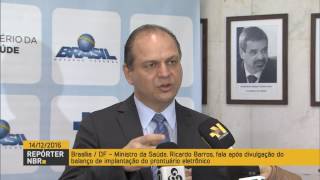 Ministro da Saúde fala sobre o prontuário eletrônico [upl. by Lemra47]