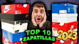 TOP 10 MEJORES ZAPATILLAS de 2023 Jordan Nike Adidas Vans [upl. by Hgielyk]